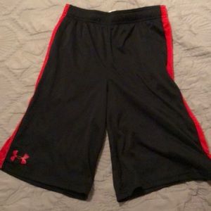 Black and Red Under Armour Shorts